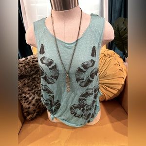 TOKYO DARLING GREEN SNAKE TANK SIZE M